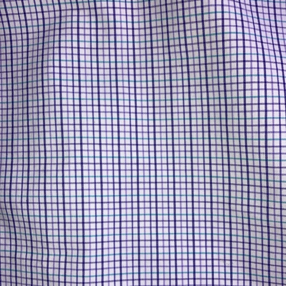 Mens EUC Vtg George Strait Wrangler XXL Western Button Down White Blue Purple - Picture 6 of 8